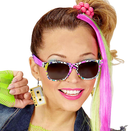 Widmann SRL Oorbellen jaren 80 cassetteband