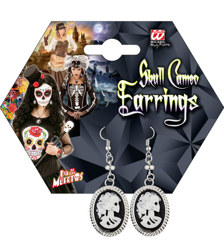 Widmann SRL Oorbellen piraat met schedel