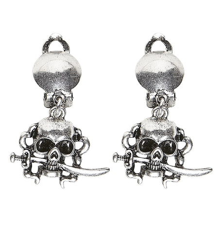 Widmann SRL Oorbellen piraat met schedel