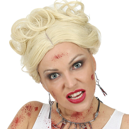 Widmann SRL Oorbellen schaar met bloed