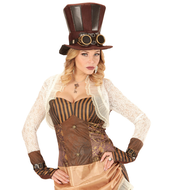 Widmann SRL Oorbellen steampunk met vleugels