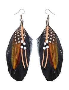 Widmann SRL Oorbellen steampunk veren