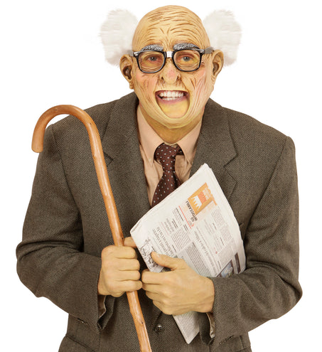 Widmann SRL Opa masker met een grote mond