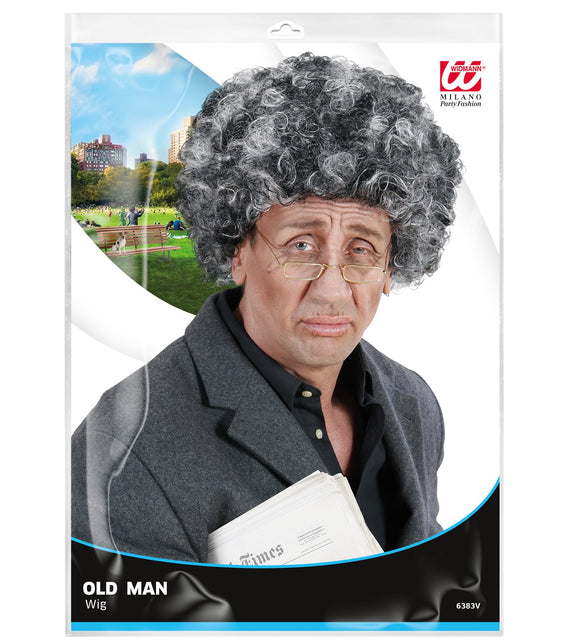Widmann SRL Opa pruik krullend haar