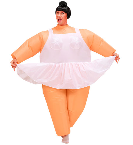 Widmann SRL Opblaasbaar ballet kostuum