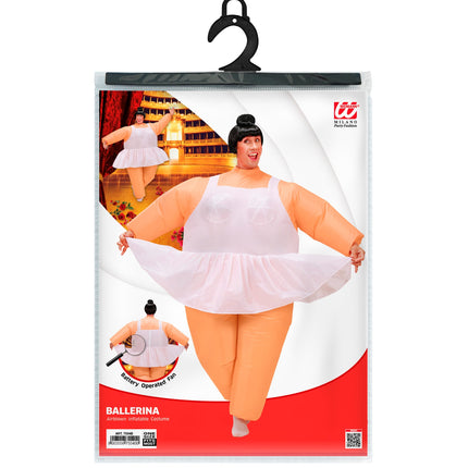 Widmann SRL Opblaasbaar ballet kostuum