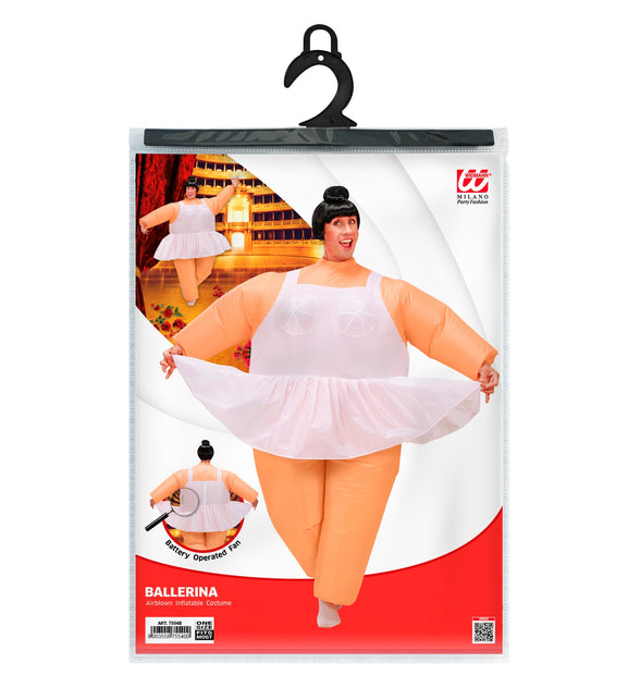 Widmann SRL Opblaasbaar ballet kostuum