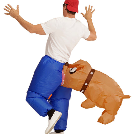 Widmann SRL Opblaasbaar bijtende bulldog pak