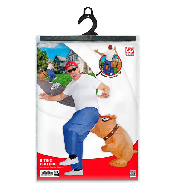 Widmann SRL Opblaasbaar bijtende bulldog pak