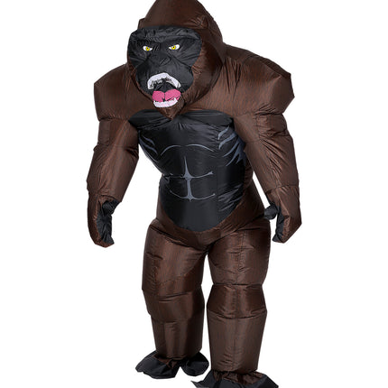 Widmann SRL Opblaasbaar gorilla kostuum unisex