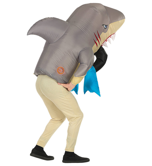 Widmann SRL Opblaasbaar haaien pak unisex