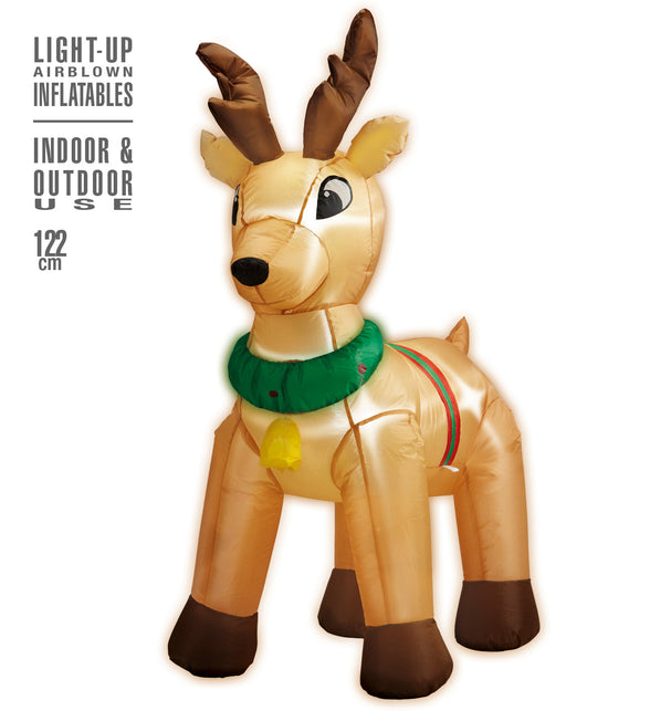 Widmann SRL Opblaasbaar rendier 122cm