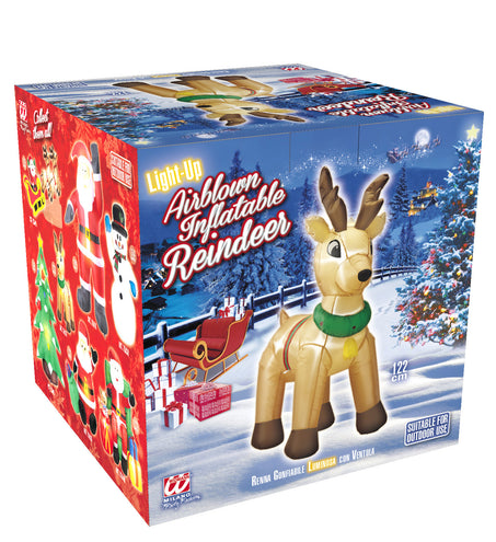 Widmann SRL Opblaasbaar rendier 122cm