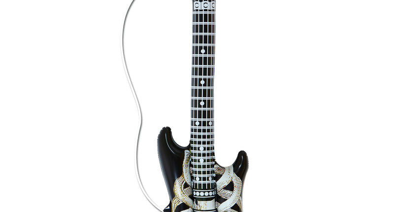 Widmann SRL Opblaasbaar skelet met gitaar