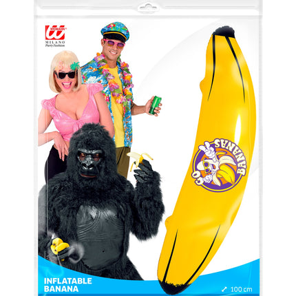 Widmann SRL Opblaasbare banaan