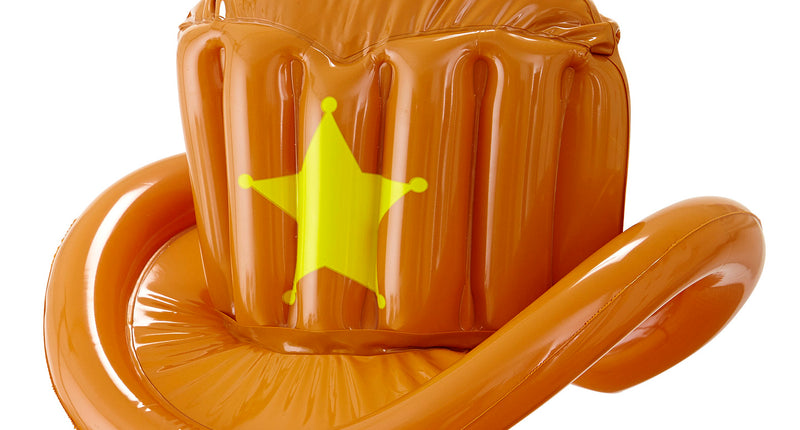 Widmann SRL Opblaasbare cowboy hoeden