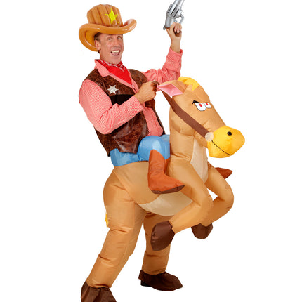 Widmann SRL Opblaasbare cowboy hoeden