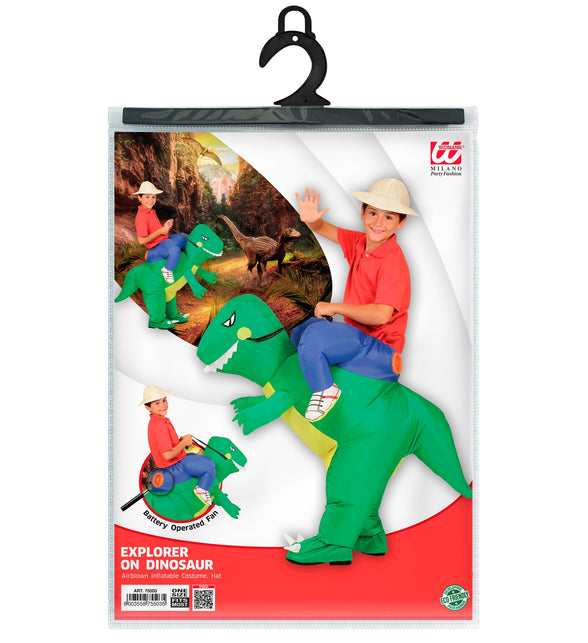Widmann SRL Opblaasbare dinosauruspakken voor kids
