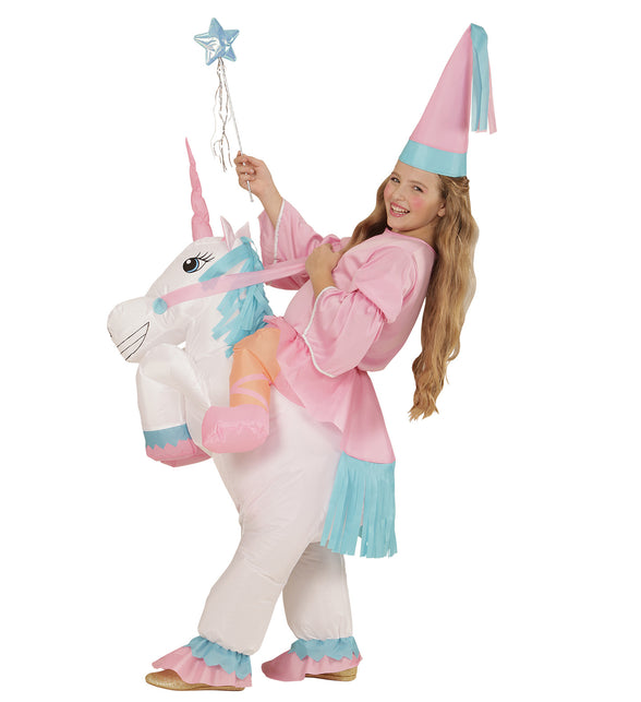 Widmann SRL Opblaasbare eenhoornpakjes voor kinderen