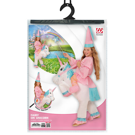 Widmann SRL Opblaasbare eenhoornpakjes voor kinderen