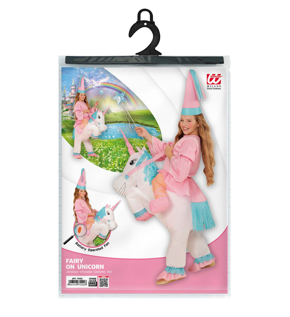 Widmann SRL Opblaasbare eenhoornpakjes voor kinderen