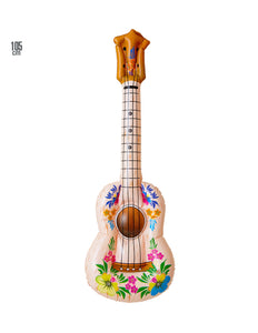 Widmann SRL Opblaasbare gitaar hawaii print