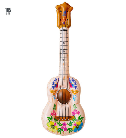 Widmann SRL Opblaasbare gitaar hawaii print