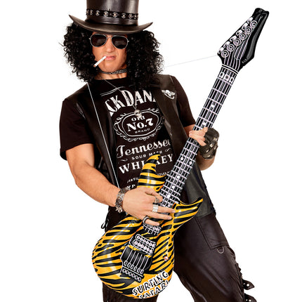 Widmann SRL Opblaasbare gitaar tijgerprint