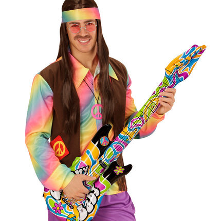 Widmann SRL Opblaasbare groovy gitaar