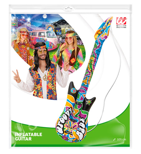 Widmann SRL Opblaasbare groovy gitaar