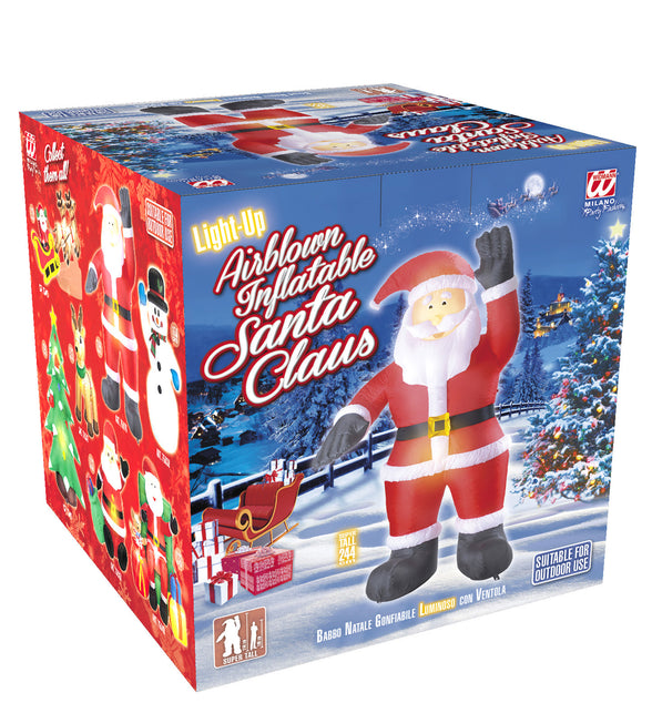 Opblaasbare Kerstman huren? Een opblaasfiguur van Partyhome Opblaasbare Kerstman huren? Een opblaasfiguur van Partyhome