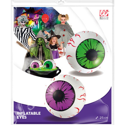 Widmann SRL Opblaasbare ogen set van 2 stuks