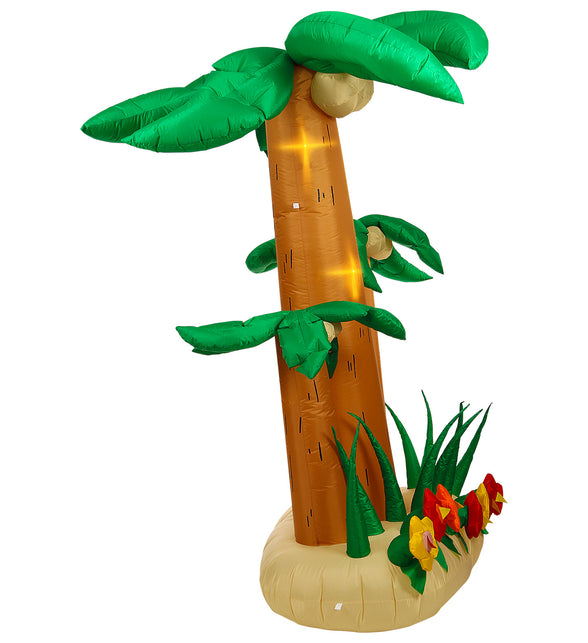 Widmann SRL Opblaasbare palmbomen met licht