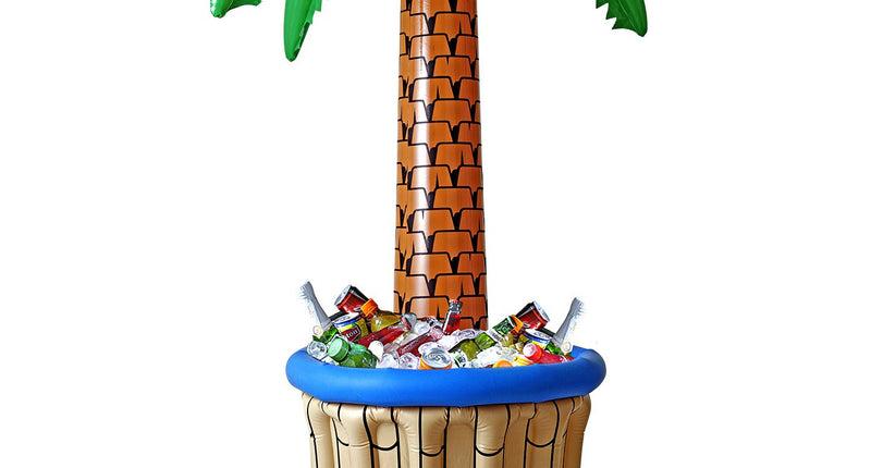 Widmann SRL Opblaasbare palmboom drank koeler 182 cm