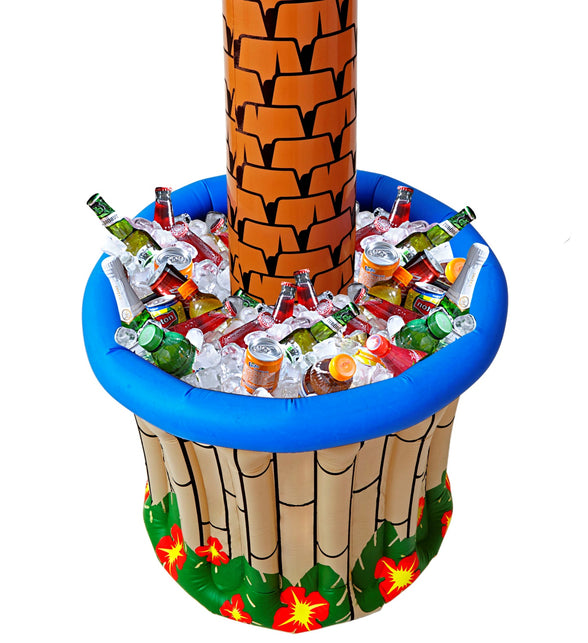 Widmann SRL Opblaasbare palmboom drank koeler 182 cm