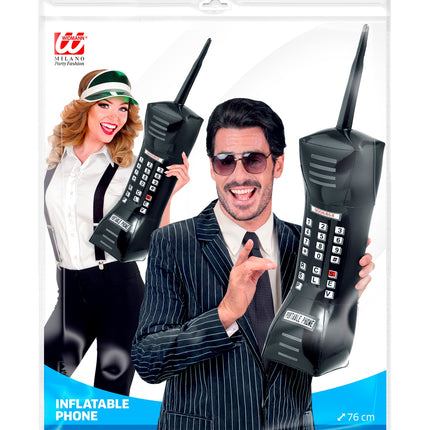 Widmann SRL Opblaasbare telefoon 77cm