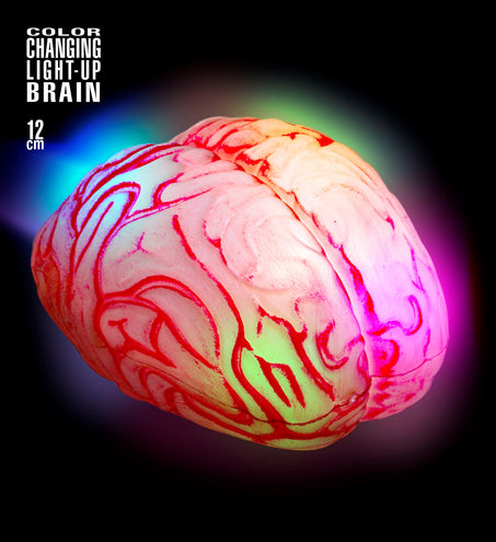 Widmann SRL Oplichtende nep hersens voor Halloween