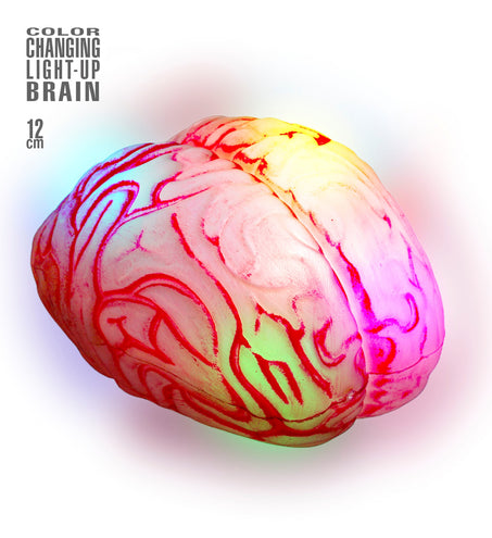 Widmann SRL Oplichtende nep hersens voor Halloween