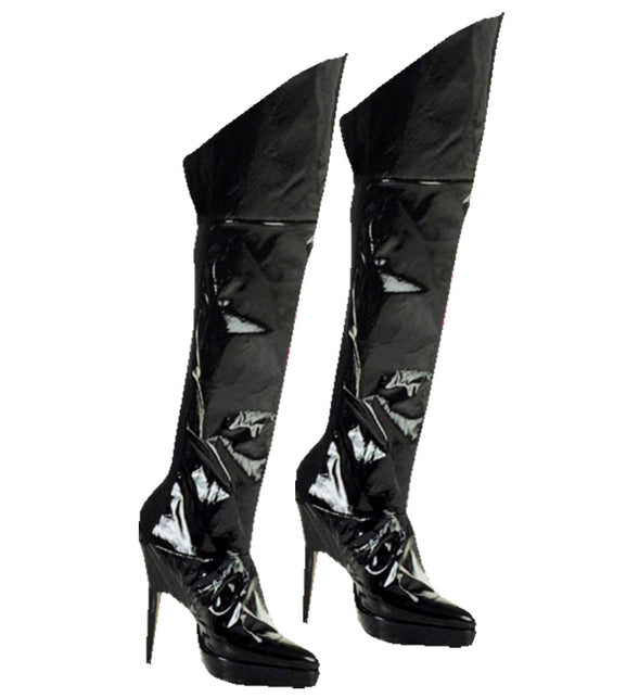 Widmann SRL opzetlaarzen lak zwart