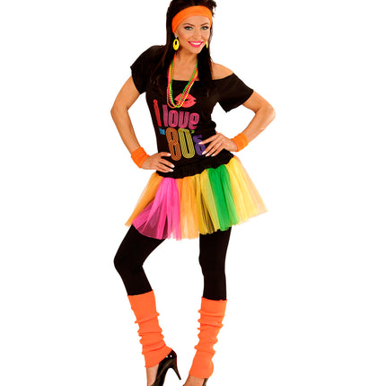 Widmann SRL Oranje beenwarmers neon