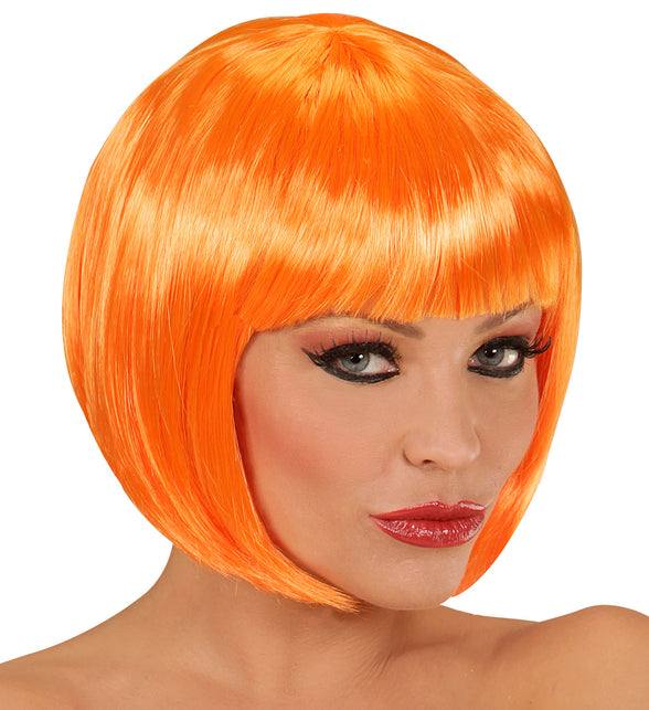 Widmann SRL Oranje boblijnpruik dame