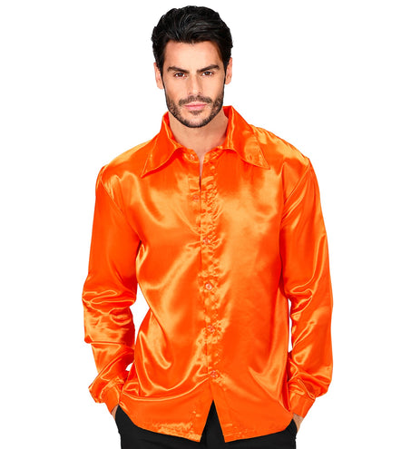 Widmann SRL Oranje jaren 70 Disco shirtjes