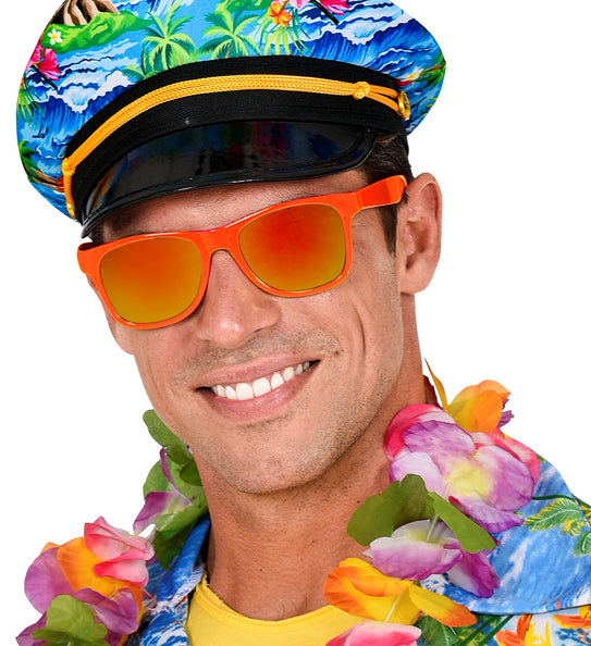 Widmann SRL Oranje karakter bril Blues brother