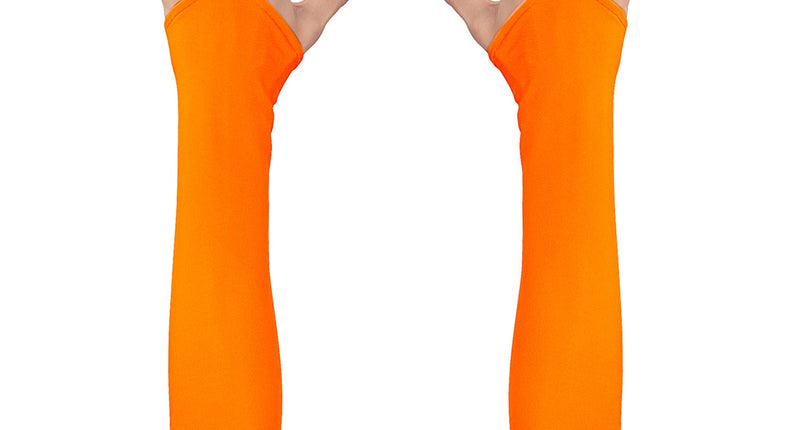 Widmann SRL Oranje neon handschoenen