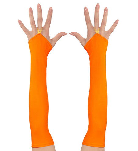 Widmann SRL Oranje neon handschoenen