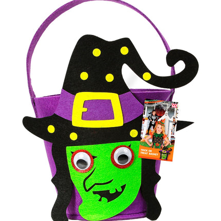 Widmann SRL Paars heksen snoeptasje halloween
