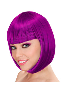 Widmann SRL Paarse pruik Lou Lou