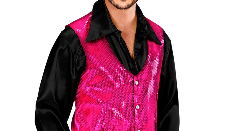 Widmann SRL Pailletten gilet vestje roze