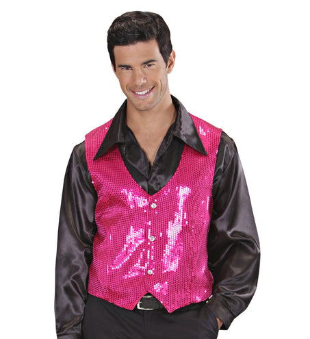 Widmann SRL Pailletten gilet vestje roze