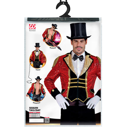 Widmann SRL Pailletten herenjas circus